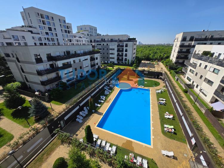 Apartament cu 3 camere, mobilat în Băneasa Apartament cu 3 camere, mobilat în Băneasa