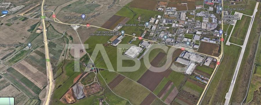 Teren 24000 mp front 112 ml de vanzare zona Industriala Vest