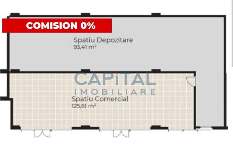 Spatiu comercial de vanzare in Sopor  219 mp - 1