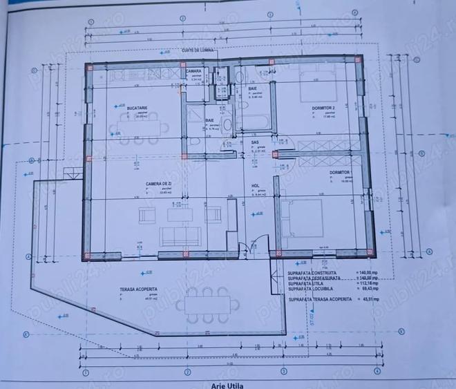 Casă cu 3 camere cu Teren 510 Mp în Leș