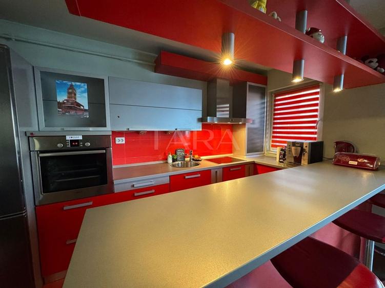 Apartament cu 2 camere semidecomandat, mobilat în Florești