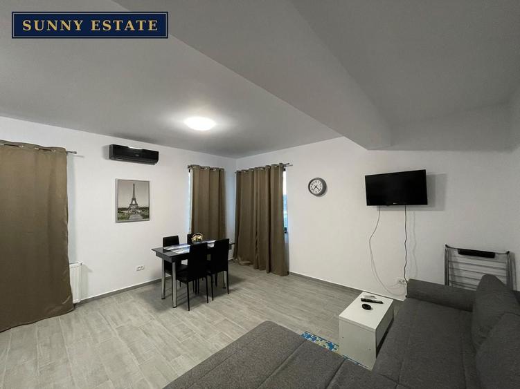 Apartament cu 2 camere semidecomandat, mobilat în Exterior Est