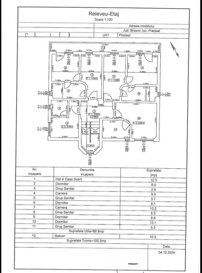 Casă cu 10 camere cu Teren 1232 Mp în Central