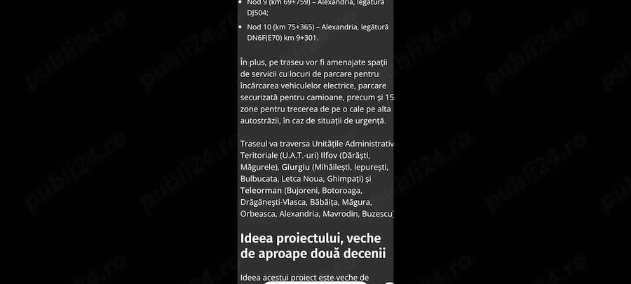 Teren de 900000 mp, în Exterior Vest