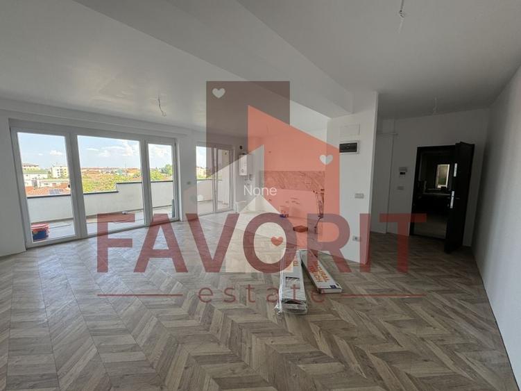 Zona Aradului. Terasa 42 mp. Dormitor matrimonial cu dressing. Comision 0%.