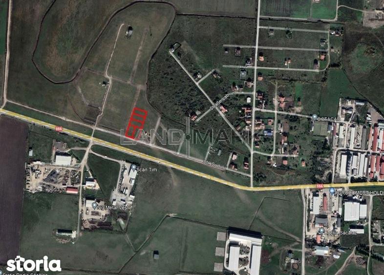 Teren pentru CASA de vanzare in zona SACALAZ la iesire - 2