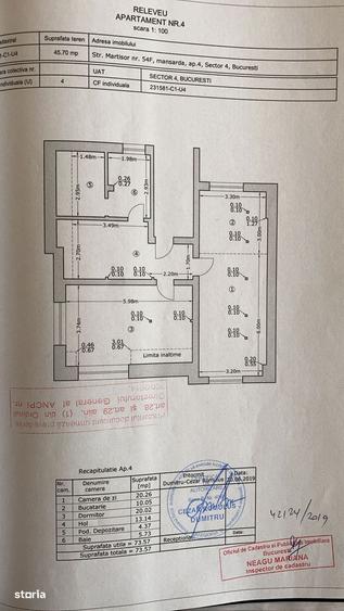 Particular,Ap2 cam,75mp Etaj 2 in bloc P+2,Brancoveanu ,str.Martisor ! - 13