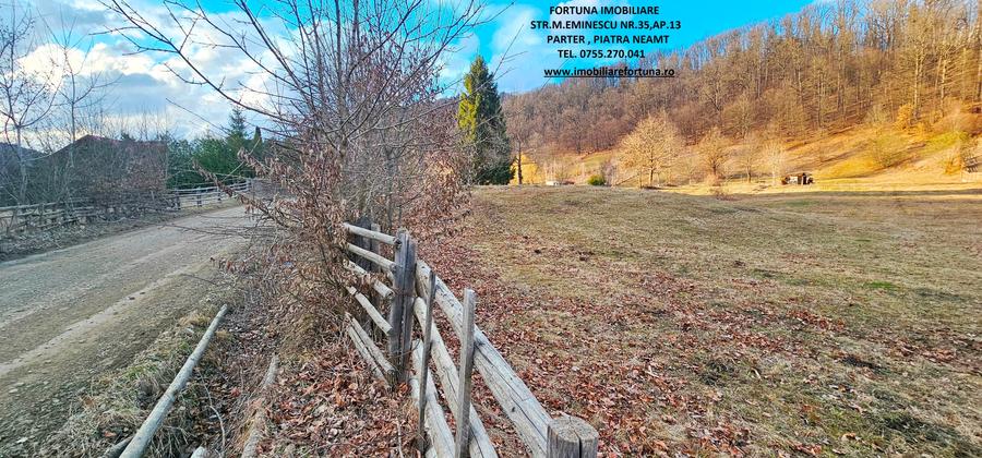 Teren ideal Casa de vacanta/Pastravarie, sat Cuejdiu,com.Garcina - 5