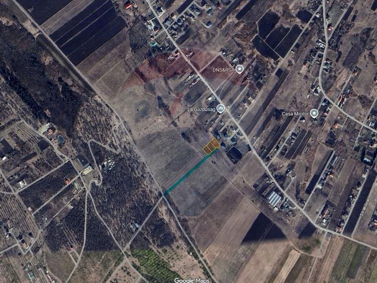 De vânzare parcele teren Fânațe | 3 loturi | 550 mp + drum privat - 2