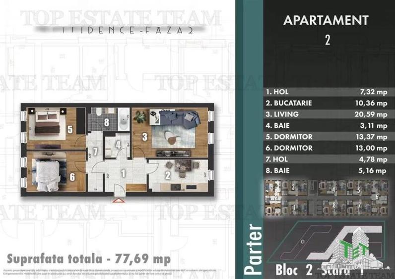 Reduceri! Apartament 3 camere bloc nou Berceni/Parc Tudor Arghezi - 1
