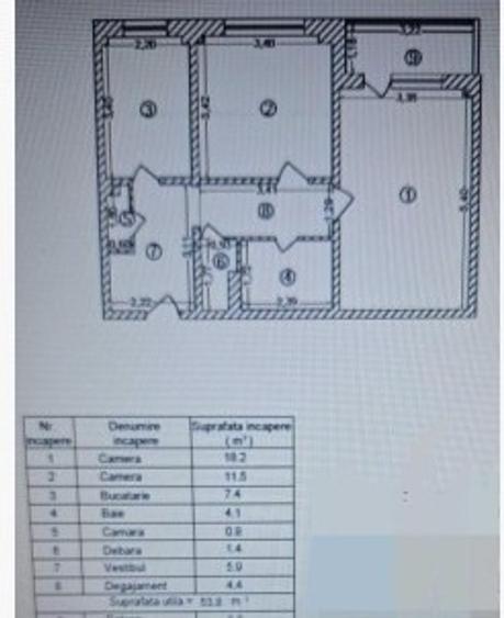 Baba Novac - Apartament 2 camere , decomandat , ideal investitie - 9