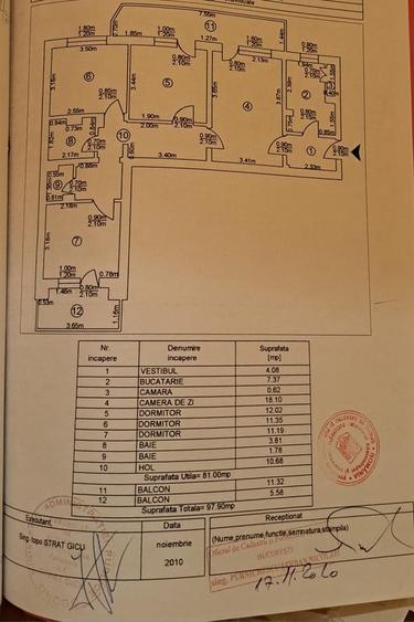 Iancului, 4 camere, 98 mp, semidecomandat, etaj 4, bloc reabilitat - 4