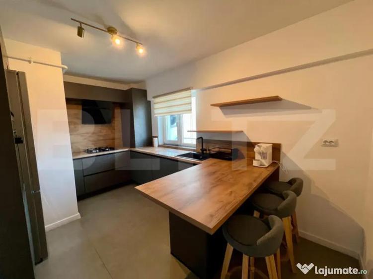 Garsoniera bloc nou, 55 mp, etajul 5, centrala proprie, zona - 6