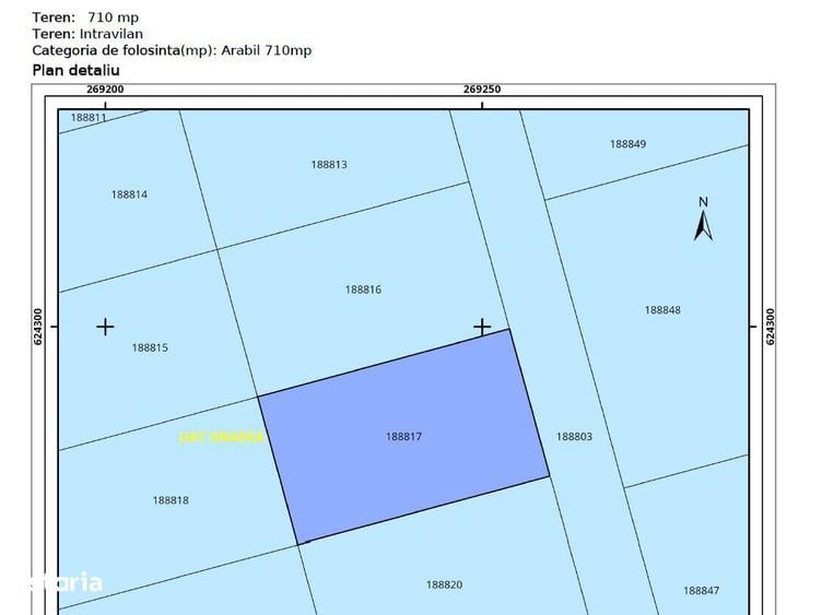 Teren intravilan 710mp, dealurile Oradiei, Colinelor, panorama superba - 2