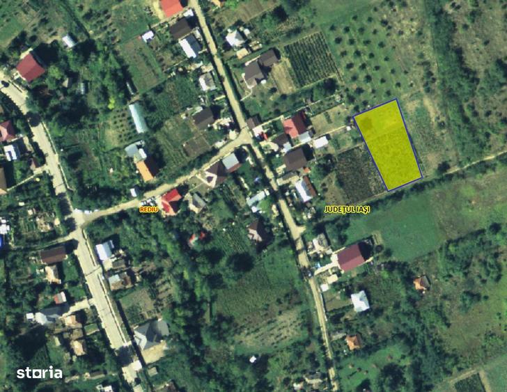 Teren intravilan 1308 mp Rediu | 9 min Copou / Pacurari - 7