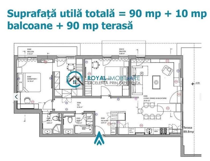 Royal Imobiliare - Vanzare penthouse 4 camere zona Albert - 17