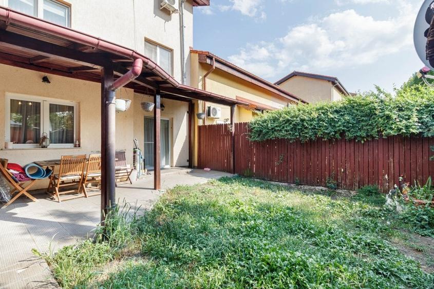 Vila în complexul Azur-Pipera,curte 100mp,loc de parcare,COMISION0 - 20