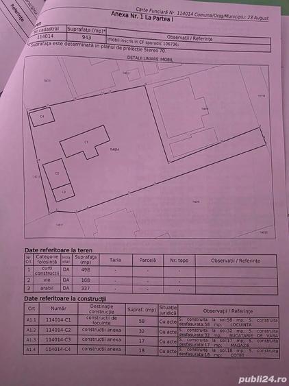 Casa de vanzare Com.23 August Jud.Constanta - 1