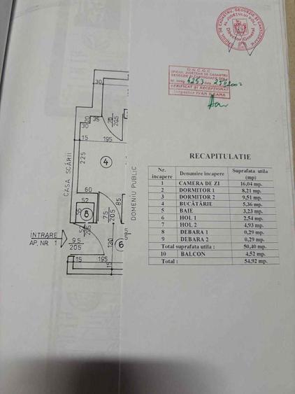 Apartament parter 3 camere craiovita 55mp - 1