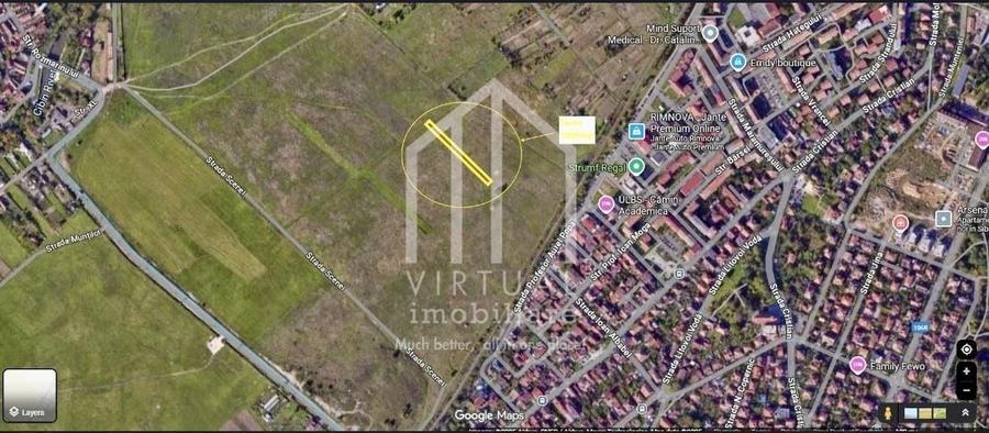 Teren de vanzare in Sibiu 1000 mp zona Campsor - 2