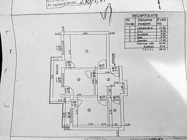 Apartament 2 camere de vanzare - 1