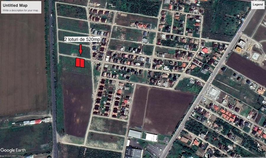 Teren intravilan de vanzare in Livada 1.039mp langa terenul de Tenis - 6