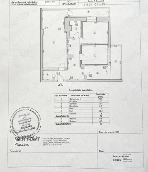 Apartament 3 Camere Baba Novac