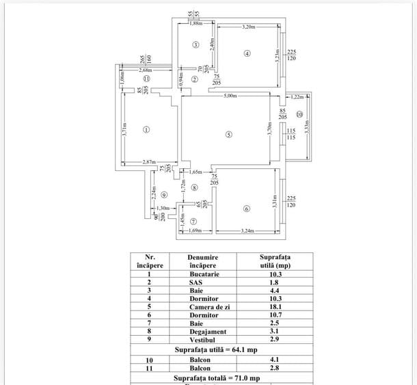 Vanzare apartament 3 camere b-dul Stefan cel Mare - 1