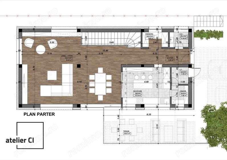 Vila noua design mediteranean, proiect deosebit ?i panorama- 299.000 E - 10