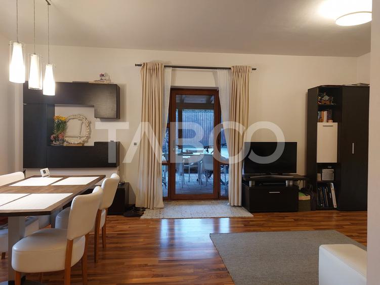 Duplex de vanzare P+M 100 mpu 4 camere curte libera 110 mp Cisnadie - 3