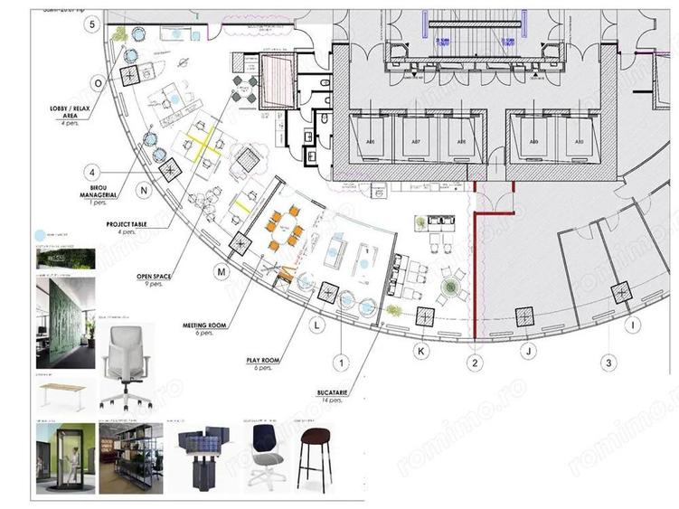 Subinchiriere spatiu birou - Sky Tower - singura varianta de 292mp - 10