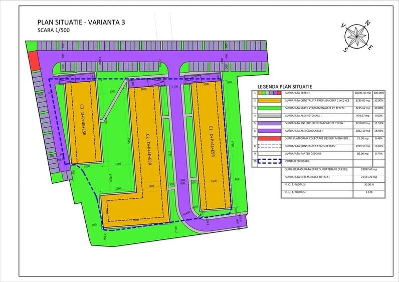Vanzare teren ultracentral intravilan – 10.785mp - 4