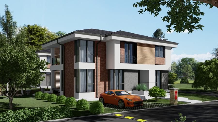 Vila cu arhitectura remarcabila, 5 camere, 624mp teren, Paradisul Verde - 1