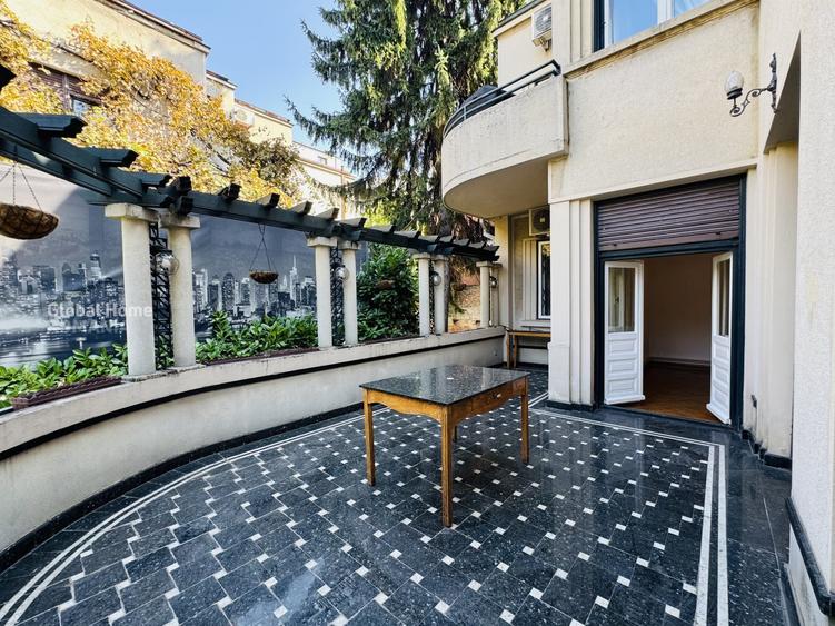 Apartament interbelic 147 mp | Terasă 24 mp | Intrare individuală | Dorobanți - 38