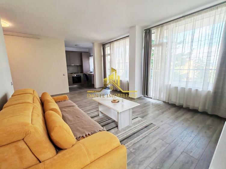 Apartament cu 2 camere semidecomandat, mobilat în Borhanci