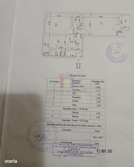 Apartament cu 2 camere decomandat în Gării
