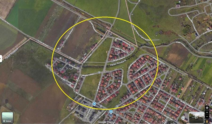 Teren intravilan de constructii 928 mp in Sibiu - cartier Tineretului - 1