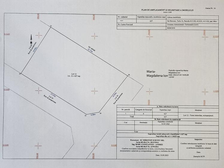 Terenuri intravilan comuna Berceni - 4
