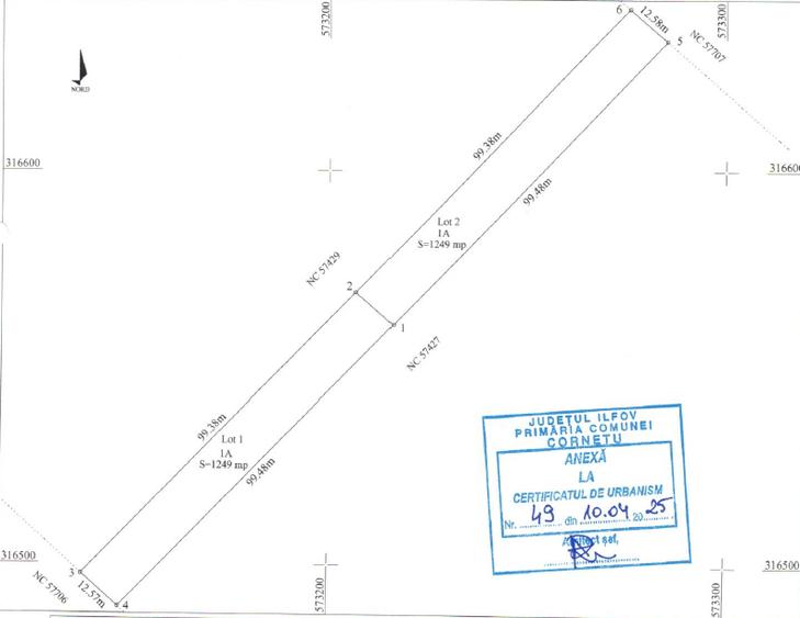Proprietar - Teren Intravilan - Cornetu - 2 Loturi - 1.250 mp/lot - Super Oferta - 4