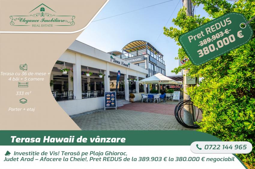 Investitie de Vis! Terasa pe Plaja Ghioroc, Judet Arad - Afacere la Cheie!