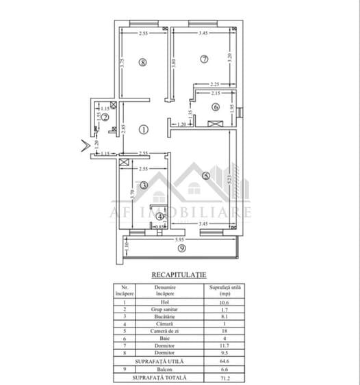 Apartament 3 camere Dacia - 7