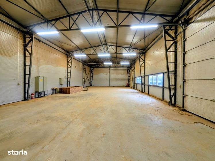 Hala de productie + casa de locuit, cu teren generos - in Hodis, comun - 14