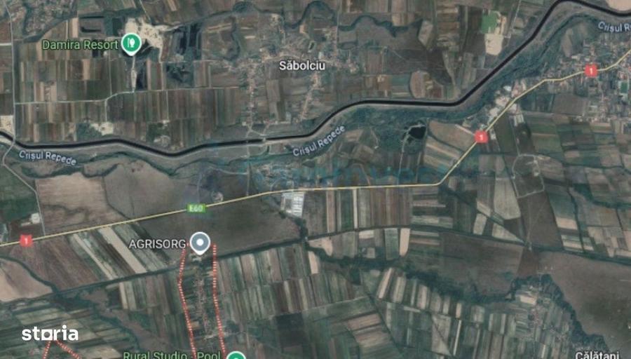 Teren intravilan cu front la E60, Sacadat, Bihor,Gaminvest,v3902 - 1