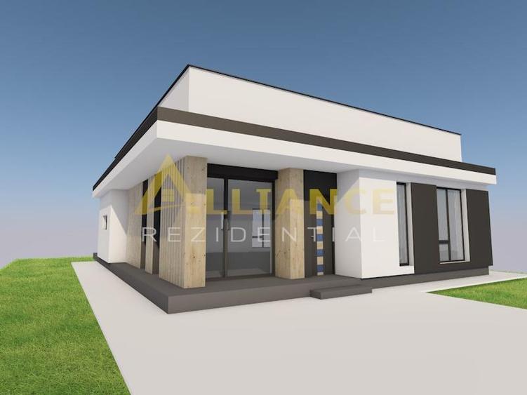 Casa parter- 4 camere- placa de beton- beci - 1