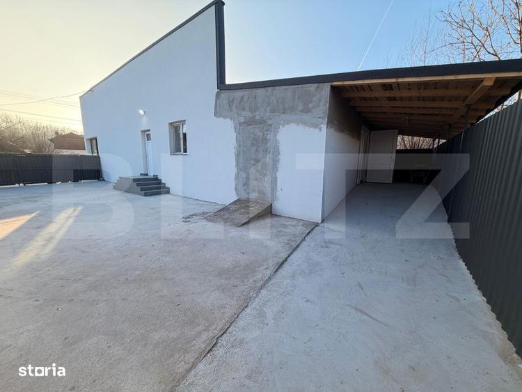 Spatiu 245 mp cu 10 parcari, curte logistica si rampa marfa DN Rac - 2