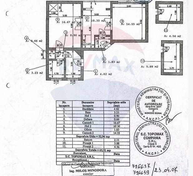Apartament 3 Camere de vanzare Str. Popa Soare - 10