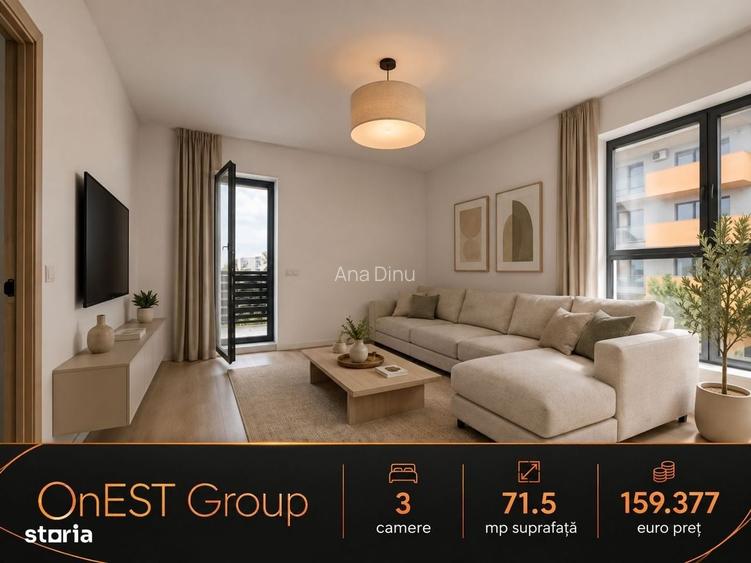 3 camere | 2 bai | Theodor Pallady | 83mp | TVA INCLUS | Metrou