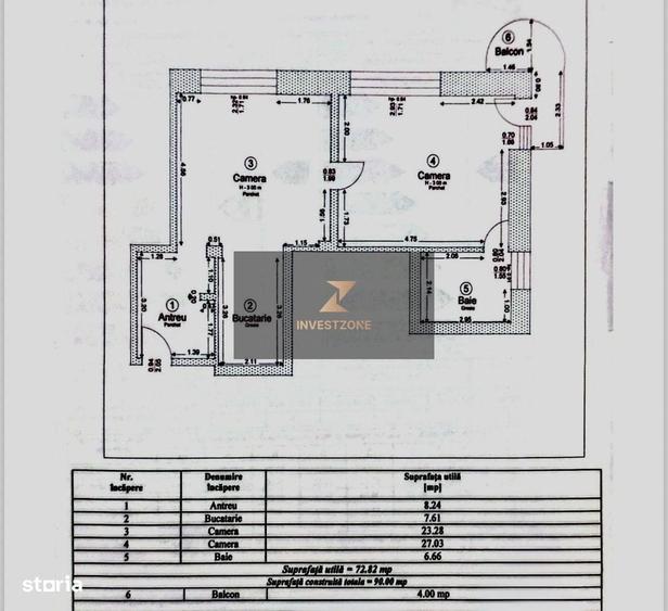 Apartament Central 73 mp Oradea - str. Evreilor Deportati - 6