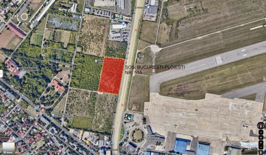 Teren Construcții intravilan de 10125 mp, în Băneasa