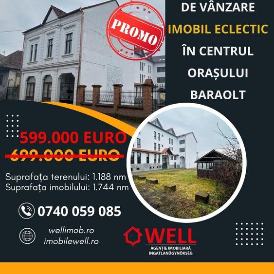 Spațiu comercial, de 1,744 mp, în Baraolt